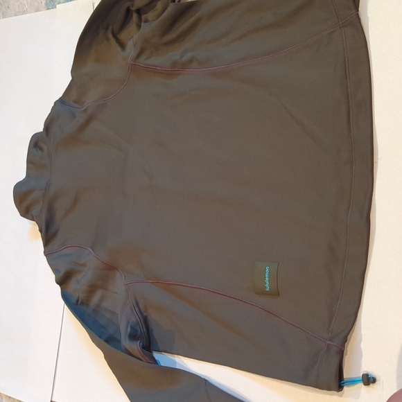 Lululemon Tech Fleece Hiking 1/4 Zip Pullover Carob Brown Size 4 - Picture 12 of 14
